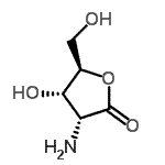 CAS#: 754149-05-8， (3R,4S,5R)-3-Amino-4-hydroxy-5-(hydroxymethyl)dihydro-2(3H)-furanone
