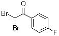 结构式 CAS# 7542-64-5, 2,2-二溴-1-(4-氟苯基)乙酮