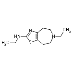 CAS#: 754916-00-2， N,6-Diethyl-5,6,7,8-tetrahydro-4H-[1,3]thiazolo[4,5-d]azepin-2-amine