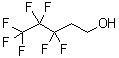 structure of CAS# 755-40-8, 3,3,4,4,5,5,5-Heptafluoro-1-pentanol;1,1,1,2,2,3,3-Heptafluoro-5-hydroxypentane;3,3,4,4.5,5,5-Heptafluoropentan-1-ol;MFCD04039292