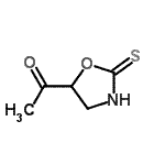 CAS#: 75543-29-2， 1-(2-Thioxo-1,3-oxazolidin-5-yl)ethanone