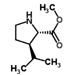 CAS#: 755743-23-8， Methyl (3R)-3-isopropyl-L-prolinate