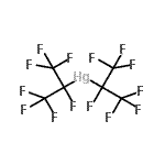 CAS#: 756-88-7， Bis(1,1,1,2,3,3,3-heptafluoro-2-propanyl)mercury