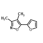 CAS 登录号：75601-30-8， 5-(2-呋喃基)-3,4-二甲基-1,2-恶唑
