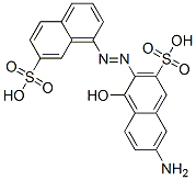 CAS#: 75627-26-8， 7-Amino-4-Hydroxy-3-[(7-Sulfo-1-Naphtyl)Azo]-2-Naphthalenesulfonic Acid