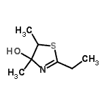 CAS#: 756419-68-8， 2-Ethyl-4,5-dimethyl-4,5-dihydro-1,3-thiazol-4-ol
