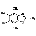 CAS#: 756782-06-6， 2-Amino-4,5,7-trimethyl-1,3-benzothiazol-6-ol