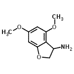 CAS#: 756801-05-5， 4,6-Dimethoxy-2,3-dihydro-1-benzofuran-3-amine