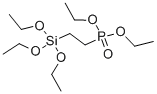 structure of CAS# 757-44-8, Diethylphosphatoethyltriethoxysilane;2-Diethoxyphosphorylethyl-Triethoxy-Silane;(2-(Triethoxysilyl)Ethyl)Phosphonic Acid, Diethyl Ester;2-(Diethoxyphosphinyl)Ethyltriethoxysilane