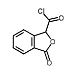 CAS#: 75724-95-7， 3-Oxo-1,3-dihydro-2-benzofuran-1-carbonyl chloride