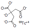 CAS#: 75746-45-1， 2-Hydroxypropane-1,2,3-Tricarboxylic Acid Technetium salt