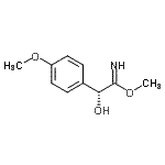 CAS#: 757908-06-8， Methyl (2R)-2-hydroxy-2-(4-methoxyphenyl)ethanimidate