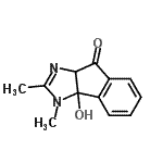 CAS#: 758637-31-9， 3a-Hydroxy-2,3-dimethyl-3a,8a-dihydroindeno[1,2-d]imidazol-8(3H)-one