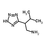 CAS#: 758696-64-9， 3-Methyl-2-(2H-tetrazol-5-yl)-1-butanamine