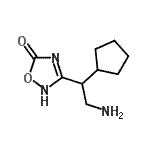 CAS 登录号：758697-30-2， 3-(2-氨基-1-环戊基乙基)-1,2,4-恶二唑-5(2H)-酮