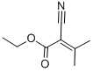 structure of CAS# 759-58-0, 2-Cyano-3-Methyl-2-Butenoic Acid Ethyl Ester;2-Cyano-3-Methylbut-2-Enoic Acid Ethyl Ester;2-Cyano-3-Methyl-But-2-Enoic Acid Ethyl Ester;Inchi=1/C8h11no2/C1-4-11-8(10)7(5-9)6(2)3/H4h2,1-3H