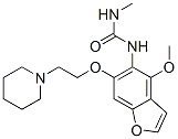 CAS 登录号：75902-76-0， 1-[4-甲氧基-6-(2-哌啶-1-基乙氧基)-1-苯并呋喃-5-基]-3-甲基脲