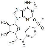 CAS#: 76021-83-5， [(2R,3S,4R,5R)-3,4-Dihydroxy-5-Imidazo[2,1-f]Purin-3-Yloxolan-2-Yl]Methyl 4-Fluorosulfonylbenzoate