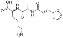 结构式 CAS# 76079-03-3, 呋喃基丙烯酰-丙氨酰-赖氨酸