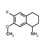 CAS#: 760929-46-2， 6-Fluoro-7-methoxy-1,2,3,4-tetrahydro-1-naphthalenamine