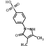 CAS#: 76128-33-1， 4-(3,4-Dimethyl-5-oxo-2,5-dihydro-1H-pyrazol-1-yl)benzenesulfonic acid