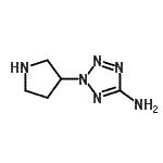 CAS#: 761376-44-7， 2-(3-Pyrrolidinyl)-2H-tetrazol-5-amine