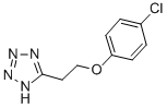 CAS#: 76167-89-0， 5-[2-(4-Chlorophenoxy)Ethyl]-2H-Tetrazole