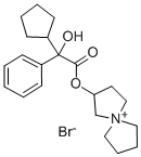 CAS#: 76302-54-0， 5-Azoniaspiro[4.4]Nonan-2-Yl 2-Cyclopentyl-2-Hydroxy-2-Phenylacetate Bromide