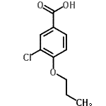 CAS#: 76327-32-7， 3-Chloro-4-propoxybenzoic acid