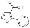 结构式 CAS# 76344-95-1, 5-苯基-4-异恶唑羧酸