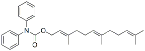 CAS#: 76386-25-9， [(2E,6E)-3,7,11-Trimethyldodeca-2,6,10-Trienyl] N,N-Di(Phenyl)Carbamate