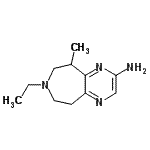 CAS#: 763880-10-0， 7-Ethyl-9-methyl-6,7,8,9-tetrahydro-5H-pyrazino[2,3-d]azepin-2-amine