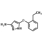 CAS 登录号：763890-72-8， 5-(2-乙基苯氧基)-1H-吡唑-3-胺