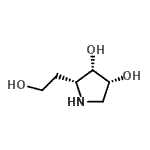 CAS#: 763893-19-2， (2R,3S,4R)-2-(2-Hydroxyethyl)-3,4-pyrrolidinediol