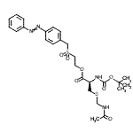 CAS#: 76408-54-3， 2-{[4-(Phenyldiazenyl)benzyl]sulfonyl}ethyl S-(acetamidomethyl)-N-{[(2-methyl-2-propanyl)oxy]carbonyl}-L-cysteinate