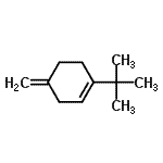 CAS#: 764654-23-1， 4-Methylene-1-(2-methyl-2-propanyl)cyclohexene