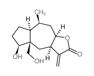 CAS#: 76467-15-7， (3aR,5S,5aS,8S,8aS,9aR)-8-Hydroxy-8a-(Hydroxymethyl)-5-Methyl-1-Methylidene-4,5,5a,6,7,8,9,9a-Octahydro-3aH-Azuleno[7,6-D]Furan-2-One