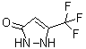 structure of CAS# 76480-99-4, 5-(Trifluoromethyl)-1H-Pyrazol-3(2H)-One;3H-Pyrazol-3-One, 1,2-Dihydro-5-(Trifluoromethyl)-;5-(TRIFLUOROMETHYL)-1H-PYRAZOL-3(2H)-ONE