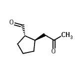 CAS#: 765288-07-1， (1S,2R)-2-(2-Oxopropyl)cyclopentanecarbaldehyde