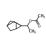 CAS#: 76552-05-1， 1-(Tricyclo[2.2.1.0<sup>2,6</sup>]hept-1-yl)ethyl acetate