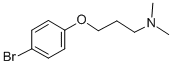 structure of CAS# 76579-64-1, 3-(4-Bromophenoxy)-N,N-Dimethylpropylamine;2-[3-(Dimethylamino)Propoxy]Bromobenzene 97%;3-(4-Bromophenoxy)-N,N-Dimethylpropylamine;2-[3-(Dimethylamino)Propoxy]Bromobenzene