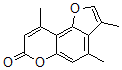 CAS#: 76591-80-5， 3,4,9-Trimethylfuro[2,3-f]Chromen-7-One