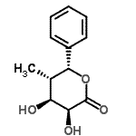 CAS#: 765941-77-3， (3S,4S,5S,6R)-3,4-Dihydroxy-5-methyl-6-phenyltetrahydro-2H-pyran-2-one
