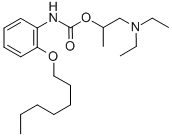 CAS#: 76629-87-3， 1-Diethylaminopropan-2-Yl N-(2-Heptoxyphenyl)Carbamate