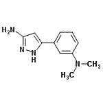 CAS#: 766519-87-3， 5-[3-(Dimethylamino)phenyl]-1H-pyrazol-3-amine