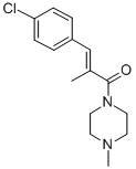 CAS#: 76691-24-2， (E)-3-(4-Chlorophenyl)-2-Methyl-1-(4-Methylpiperazin-1-Yl)Prop-2-En-1-One