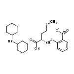CAS#: 7675-52-7， N-[(2-Nitrophenyl)sulfanyl]-L-methionine - N-cyclohexylcyclohexanamine (1:1)