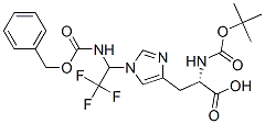 CAS#: 7682-45-3， 1-[1-[[(Benzyloxy)Carbonyl]Amino]-2,2,2-Trifluoroethyl]-N-(Tert-Butoxycarbonyl)-L-Histidine