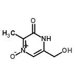CAS#: 76823-08-0， 6-(Hydroxymethyl)-3-methyl-2(1H)-pyrazinone 4-oxide