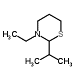 CAS 登录号：76888-73-8， 3-乙基-2-异丙基-1,3-噻嗪烷